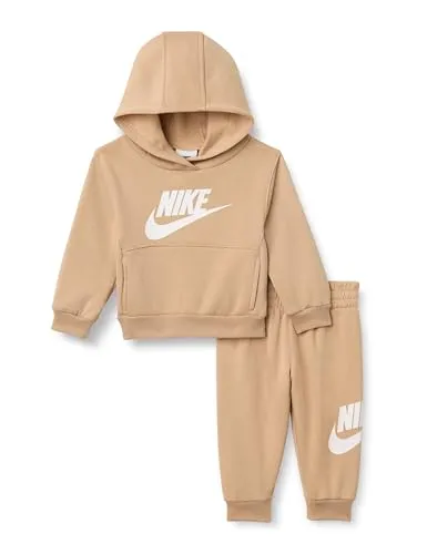 Nike Sportswear Jogginganzug NKN CLUB FLEECE SET (Set, 2-tlg) mit Kapuze und elastischem Bund - Bequemer 2-teiliges Set für Kinder aus kuscheligem Fleece mit Kapuze und Kängurutasche. Die elastischen Bündchen sorgen für optimalen Sitz. Ideal für kühlere Tage und ein lässiger Look.