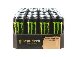 Monster Energy Original 24x 0,5 Liter Einweg - Energy Drinks mit klassischem Monster-Geschmack, voller Power für mehr Energie und Konzentration – ideal für lange Nächte oder intensive Trainingseinheiten.