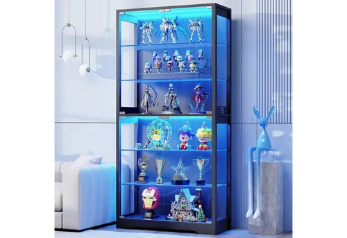 BROTTAR Vitrine Verre 6 Niveaux mit LED-Beleuchtung
