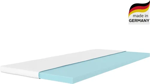 Älgdröm Topper Lasse 90x200 cm - Ergonomischer Gelschaumtopper - Matratzenauflage für optimale Schlafpositionen, geeignet für Allergiker mit abnehmbarem Bezug und hervorragender Ventilation, ideal für Erwachsenen und Kinder.