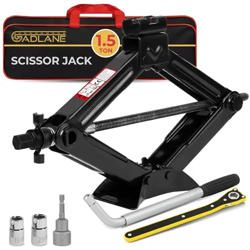 GADLANE Scherenwagenheber-Kit (1,5 Tonnen)