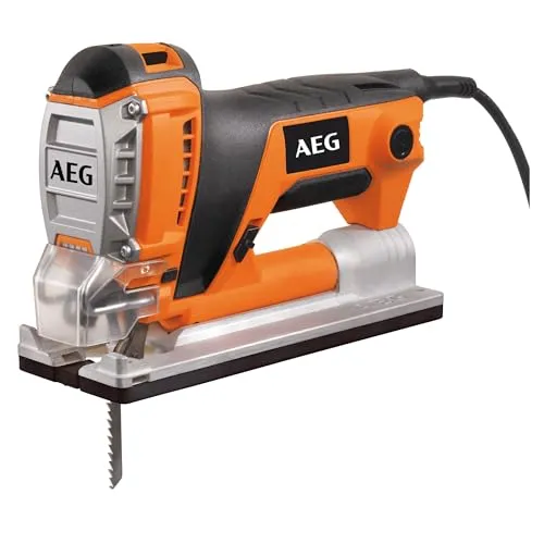 AEG 440 W Stichsäge PST 500 X - Leistungsstarker Motor für präzise Schnitte - Sägen - Diese AEG-Stichsäge mit 440 W und 15 mm Hublänge bietet einen Staubsaugeranschluss für sauberes Arbeiten und einen schnellen Klingenwechsel dank FIXTEC.