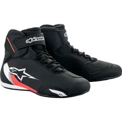 Alpinestars Sektor Motorradschuhe schwarz/weiß/fluo-rot von Alpinestars