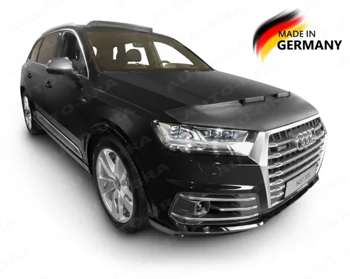 Auto Bra für Audi Q7 4M (ab 2015) – Steinschlagschutz - Schützen Sie die Motorhaube Ihres Audi Q7 4M mit dieser hochwertigen Haubenbra. Aus strapazierfähigem Kunstleder, ideal für Tuning und Styling, sorgt sie für einen makellosen Look und optimalen Schutz.