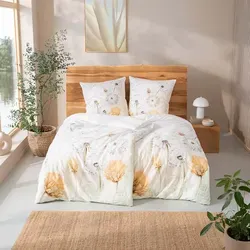 Estella Bettwäsche Estrella, 2-teilig aus Bio-Baumwolle in beige von ESTELLA