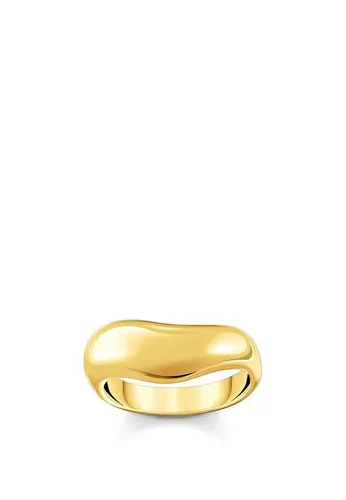THOMAS SABO Fingerring Ring Organische Form Vergoldet (Set) in gold von THOMAS SABO