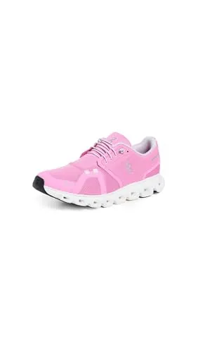 CLOUD 6 Raspberry White Laufschuhe - Leichte Laufschuhe mit Gummisohle, Speed-Schnürsenkeln und reflektierenden Logo-Details für optimale Sichtbarkeit und Komfort beim Laufen.