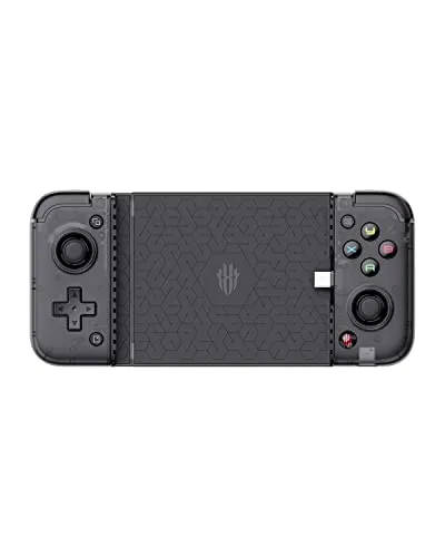 REDMAGIC Mobile Controller Smartphone oder Android-Gerät, Typ-C Android Controller mit Zurück-Tasten, ABXY-Tasten, Joystick, 110–179 mm Dehnung