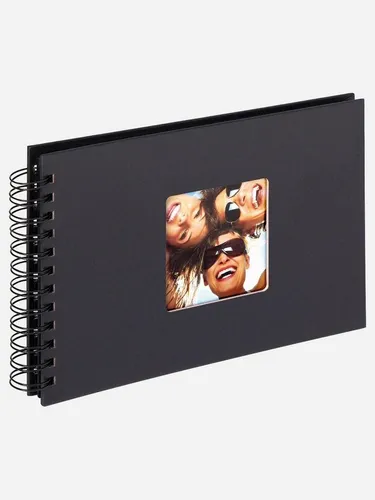 Walther Fotoalbum Spiralalbum Fun SA-109-B schwarz