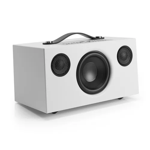 Audio Pro Addon C5 MkII W – Wireless Multiroom-Lautsprecher in Weiß - Kompakter Hi-Fi-Lautsprecher mit herausragender Klangqualität und vielseitigen Streaming-Optionen. Ideal für Ihr vernetztes Zuhause und beeindruckende Musikwiedergabe in jedem Raum.
