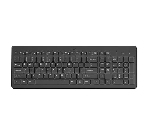 HP 220 Kabellose Tastatur - Tastaturen & Keypads, kabellose Konnektivität für mehr Bewegungsfreiheit und ein aufgeräumtes Arbeitsumfeld.