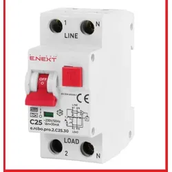 FI/LS Schalter RCBO C 25A 30mA Fehlerstromschutzschalter Leitungsschutzschalter Typ A