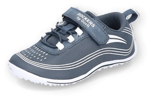 Dockers by Gerli Sneaker mit Gummizug und Klettriegel, blau 34 EU - Sneaker für Kinder in Größe 34, mit praktischem Gummizug und Klettriegel für einfaches An- und Ausziehen, ideal für aktive Freizeit.