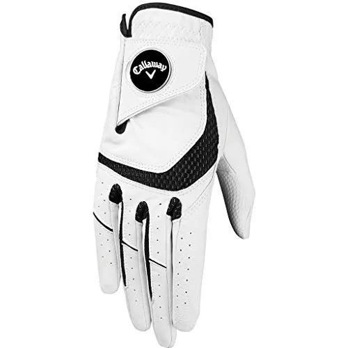 Callaway Golf Syntech Golfhandschuhe Herren - Allwetter & atmungsaktiv - Golfhandschuhe aus atmungsaktivem Synthetikmaterial, flexibel und ideal für jede Wetterlage. Perfekt für passionierte Golfer!