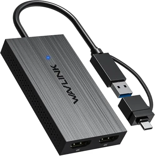 WAVLINK USB 3.1/USB-C zu Dual HDMI Adapter von WAVLINK