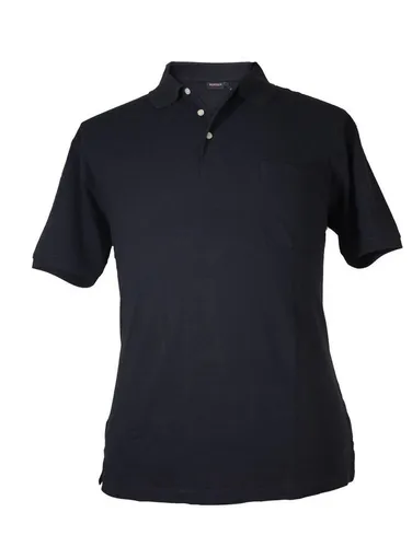 Redfield Poloshirt Basic Kurzarmpolo in Navy Blau 4XL - Herren-Shirt aus 100% Baumwolle, bequem und stylisch in Übergröße 4XL, perfekt für lässige Anlässe.
