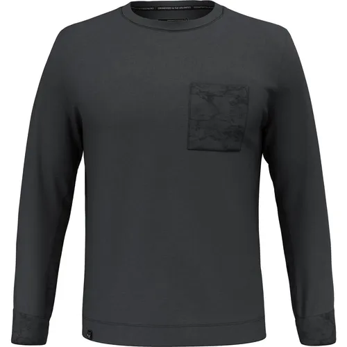 Salewa Herren Lavaredo Hemp Pullover - Größe M, grau - Pullover aus Bio-Baumwolle und Hanffasern, nachhaltig und bequem für umweltbewusste Männer.