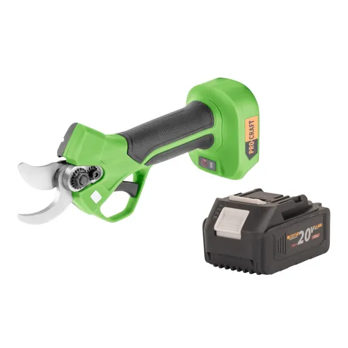 Procraft ES22Libb Akku Astschere 20 V mit 4,0 Ah Akku