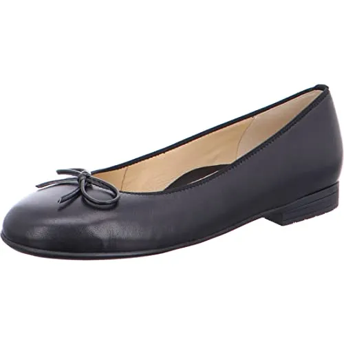 ARA Damen Sardinia Ballerinas, Schwarz 37.5 EU - Elegante Ballerinas aus hochwertigem Leder, ideal für stilvolle Auftritte und den ganzen Tag bequem zu tragen.