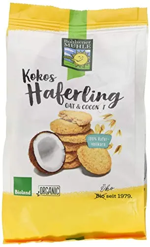 Bohlsener Mühle Koko-Haferlinge, 1er Pack (1x 125 g) - Bio