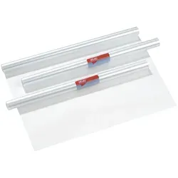 herlitz Buchschutzfolie, 400 mm x 5 m, PP, transparent