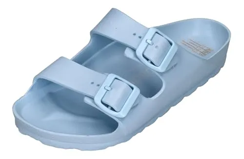 Espadrij L'ORIGINALE Damen Pantolette AMI POOL bleu clair, Größe:41 EU