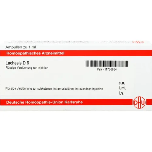 Lachesis D 6 Ampullen 8X1 ml von DHU