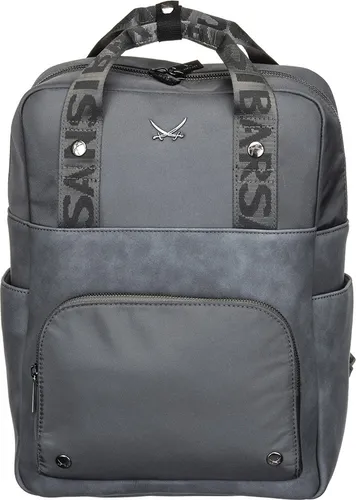 Sansibar Backpack Anthracite - Tagesrucksack mit stylischem und leichtem Design, ideal für sportliche und schicke Looks. Organisieren Sie Ihre Essentials sicher und starten Sie unbeschwert in den Tag! Maße: 27 x 38 x 13 cm.