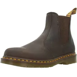 Dr. Martens Damenstiefel 2976 YS DARK BROWN CRAZY HORSE - Wanderschuhe aus robustem Crazy Horse Leder, ideal für Abenteuer in der Natur und urbanen Stil.