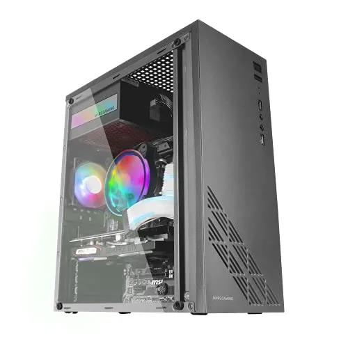 Mars Gaming MC100 ATX Gaming Gehäuse mit RGB Lüfter