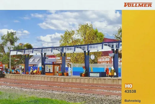 Vollmer 43538 ( 3538 ) Spur H0 -- Bahnsteig 6- teilig NEU und OVP