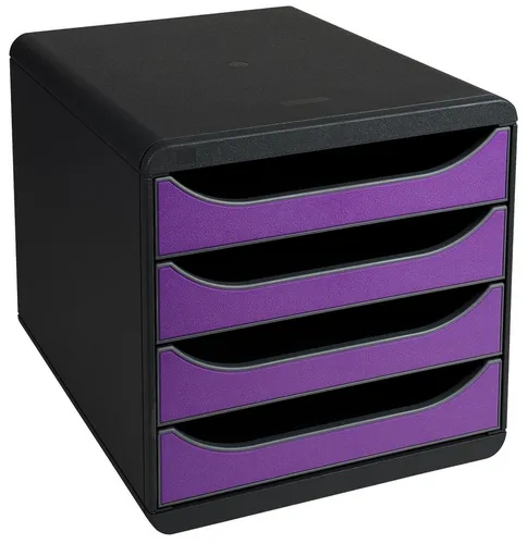 Exacompta 310720D Premium Ablagebox in lila von Exacompta