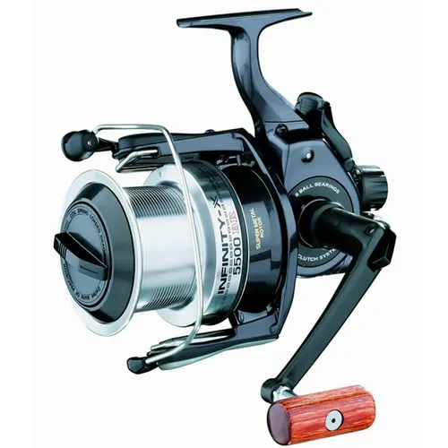 Daiwa Infinity X 5500 BR Big Pit Freilaufrolle - Angelrolle für Karpfenangeln, mit 5 Kugellagern und einem hohen Schnureinzug von 100cm, ideal für präzises und effektives Fischen.
