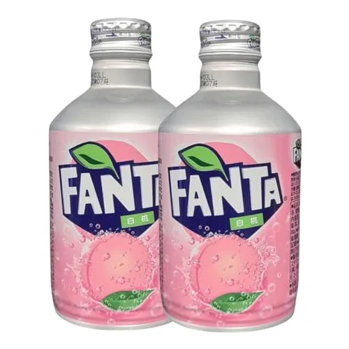 Fenta White Peach Japan 2er-Pack (2×300ml) – Japanische Pfirsichlimonade Fruchtig, mild & erfrischend – Original Japan-Import inkl. Pfand!