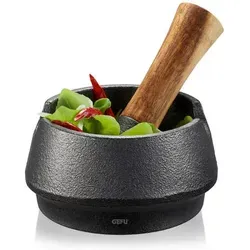 Gefu Mörserset X-Plosion, Schwarz in schwarz von GEFU