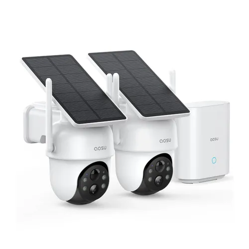 aosu SolarCam D1 Classic - 2er-Set Weiß