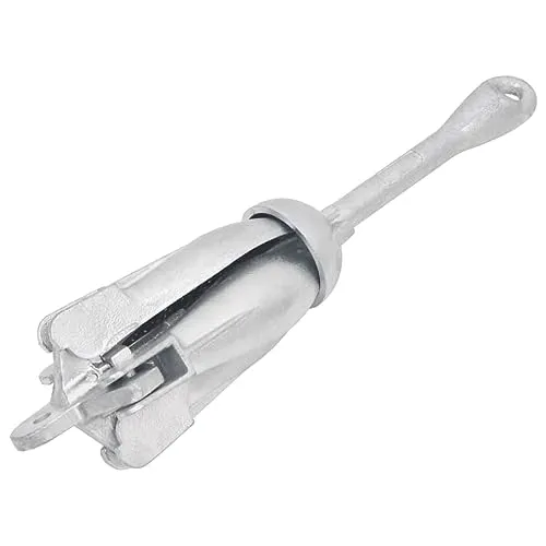 vidaXL Klappanker 4 Flunken, Tragbarer Bootsanker - Anker für Boote, aus robustem Temperguss, korrosionsbeständig und ideal für sicheren Halt in verschiedenen Untergründen, perfekt für Schlauchboote, Kajaks und Paddelboards.