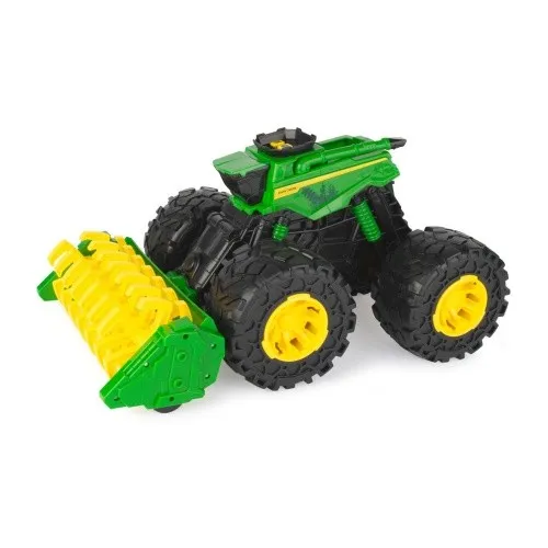Tomy John Deere Kombajn Monster Treads 45cm - Licht und Sound - Spielfahrzeuge: Leistungsstarker Mähdrescher mit 45 cm Länge, Offroad-Reifen und aufregenden Licht- und Soundeffekten für unvergesslichen Spielspaß.