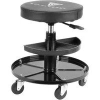 STAHLWERK Werkstattwagen Werkstatthocker WRH-295 ST in schwarz von STAHLWERK