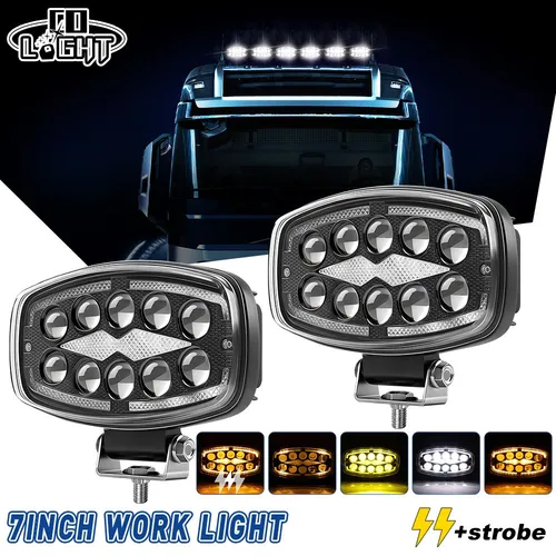 Produktbild SAMETRUCK LED Fernscheinwerfer 12V/24V