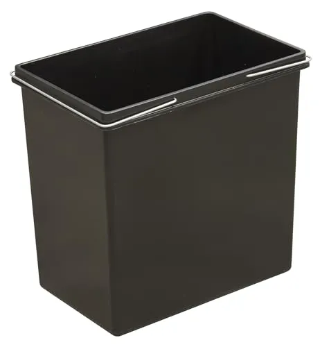 ARREGUI CBZ00684 Ersatzeimer für Mülltrennsysteme | 23 L |Extra Großes Fassungsvermögen | Inneneimer aus Kunststoff | Kompatibel mit ARREGUI Basic, Top, Round, Ecoclas und Ecoclas Plus | schwarz