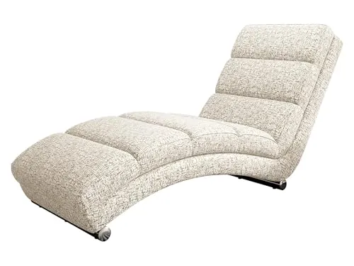 Mirjan24 Relaxliege Holiday – Moderner Loungesessel für Entspannung - Entspannen Sie stilvoll auf dieser Chaiselongue mit verchromten Füßen und hochelastischem Schaumstoff. Ideal für jede Wohnung, einfach zu montieren und in verschiedenen Farben erhältlich.
