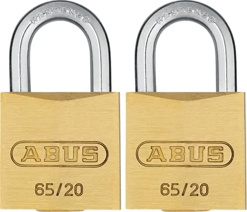ABUS Vorhängeschloss Messing 65/20