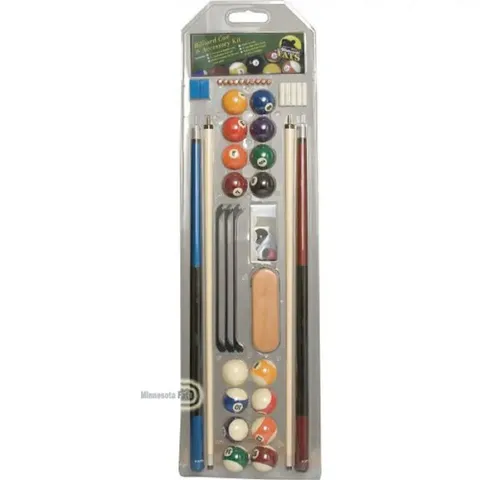 Sport-Knight® Billardtisch Billard Zubehör Set, Pool Komplettset inkl. Kugeln, Queues, Kreide