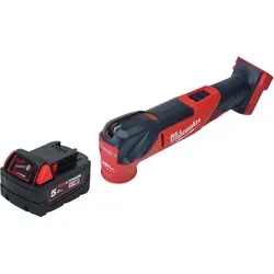 Milwaukee M18 FMT-501 Akku-Multifunktionswerkzeug 18 V - Vielseitiges Elektrowerkzeug mit kraftvollem Brushless-Motor und 1x 5,0 Ah Akku für effiziente Anwendungen. Ideal für Heimwerker und Profis.