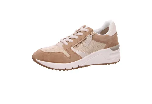 Tamaris Sneaker 452 CAMEL/BEIGE ST - Stylische Sneaker in Größe 37 mit geschlossener Schuhspitze und schnittigem Design, ideal für jeden Anlass.