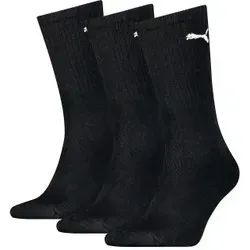 Puma 3P Unisex Light Crew Socks Schwarz Gr 39/42 in schwarz von PUMA