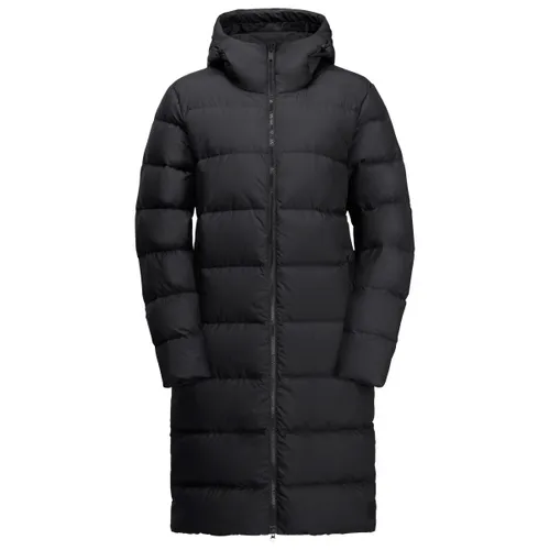 Jack Wolfskin Damen Frozen Palace Coat - Isolierter Daunenparka in Schwarz, Größe S - Mäntel & Parkas für Damen, winddicht und stark wasserabweisend mit 700 cuin RDS zertifizierter Daunenfüllung für besten Kälteschutz.