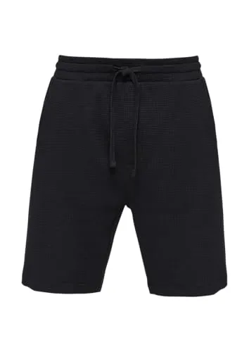 QS Herren 2149044 Bermuda, Regualr Fit, Black 9999, XXL