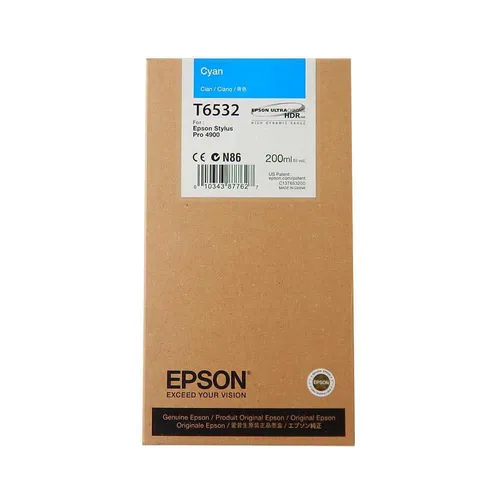original Epson T6532 Cyan C13T653200 Pro 4900  MHD 2015-2016